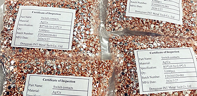 Стабилна испорака за сребрени контакти AgCu Биметални навртки